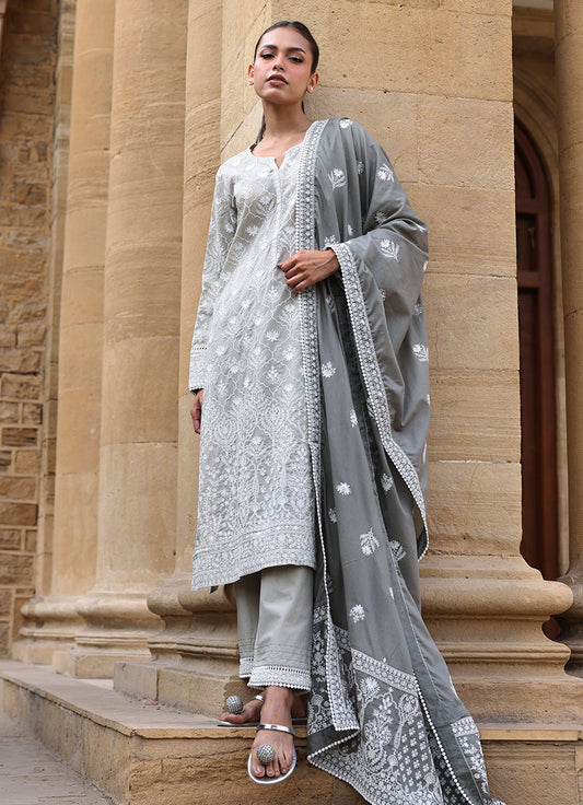 3 PC Embroidered Suit