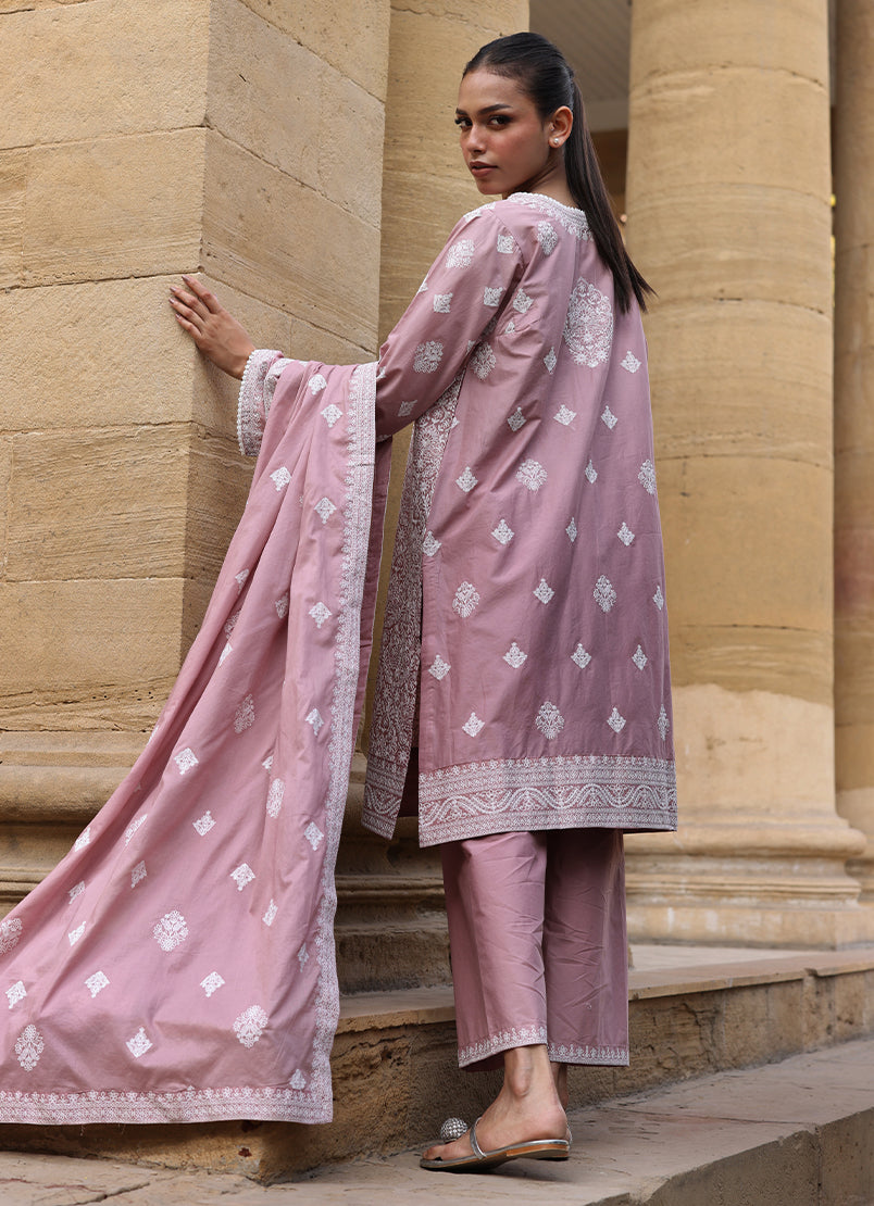 3 PC Embroidered Suit