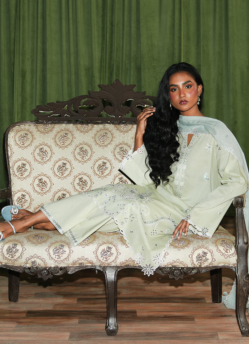 3 PC Embroidered Suit