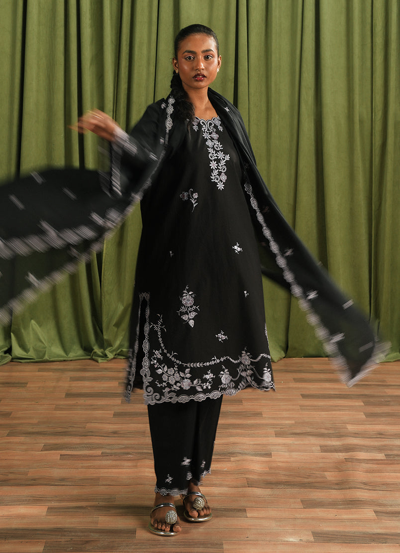 3 PC Embroidered Suit