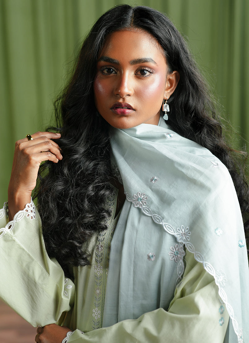 3 PC Embroidered Suit