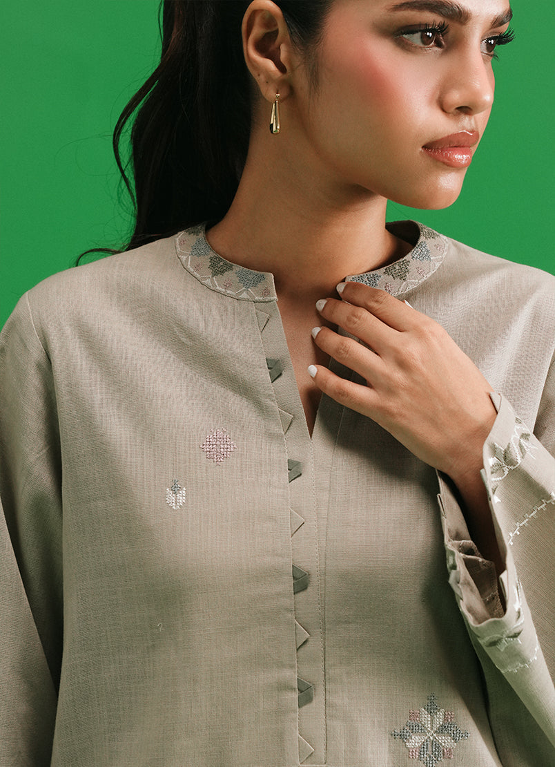 Cross Hatch Embroidered CO-ORD Set