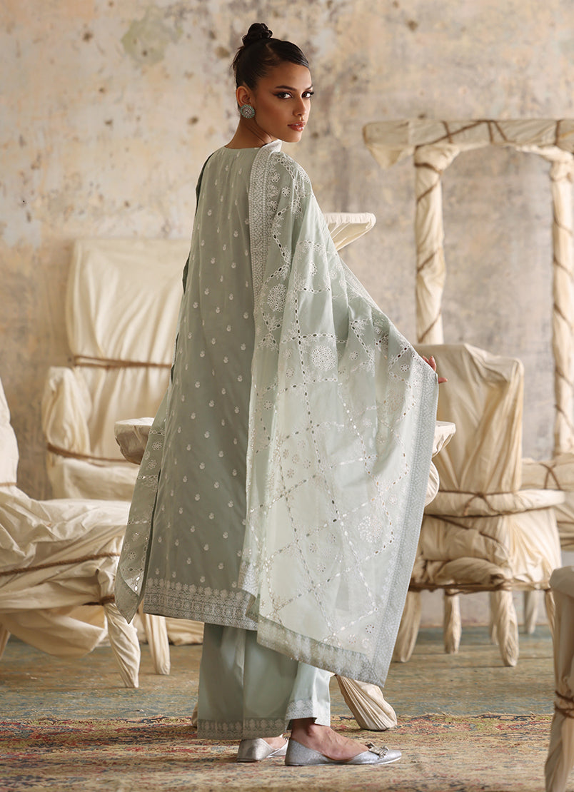 3 PC Embroidered Suit