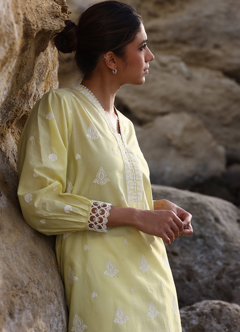 Embroidered Kurta