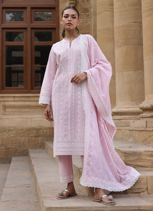 3 PC Embroidered Suit