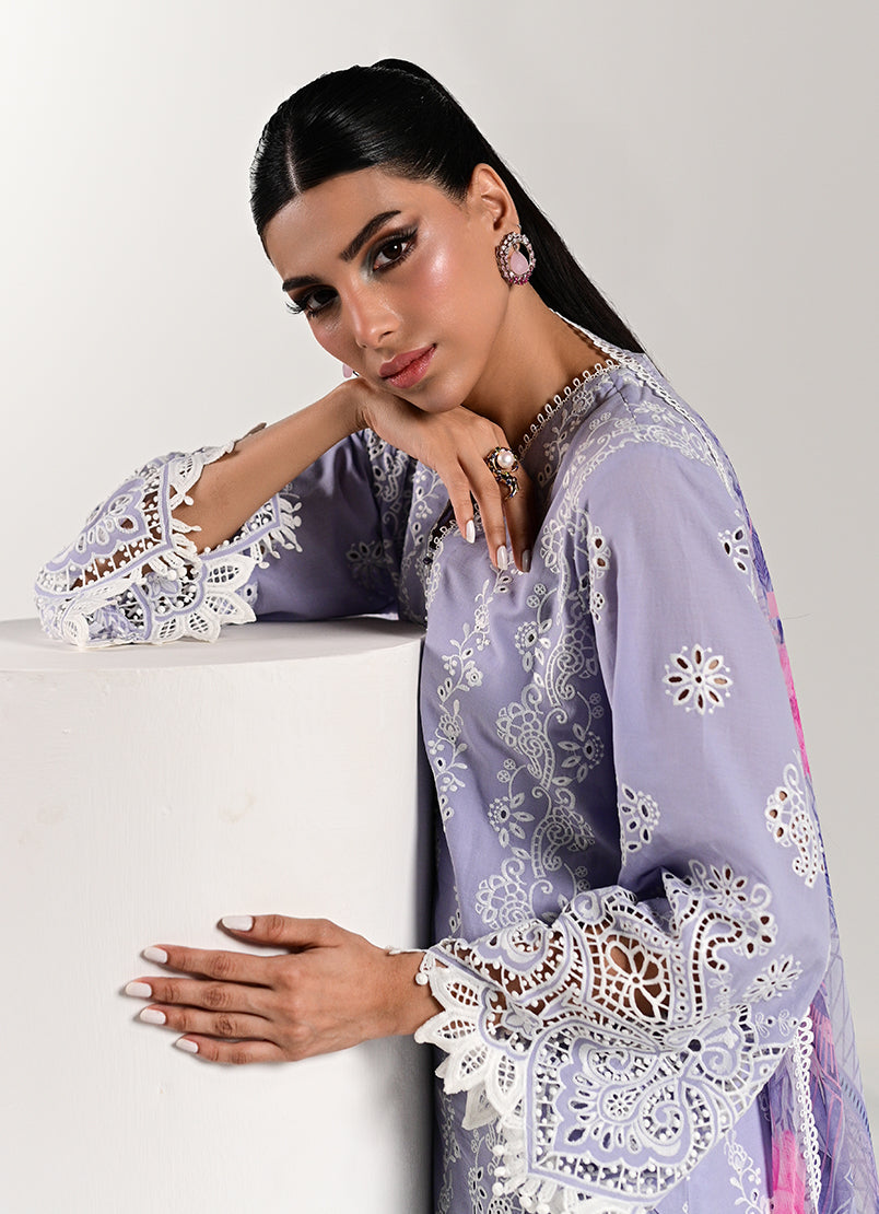 3 PC Embroidered Suit