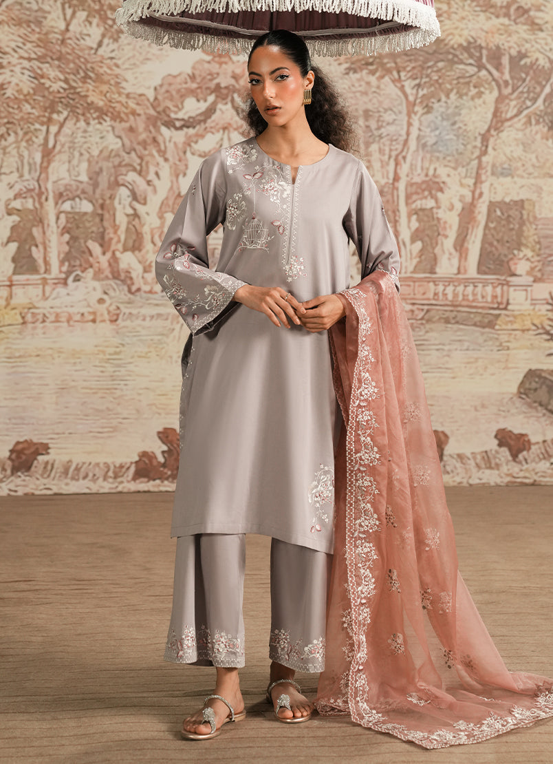 3 PC Luxury Embroidered Suit