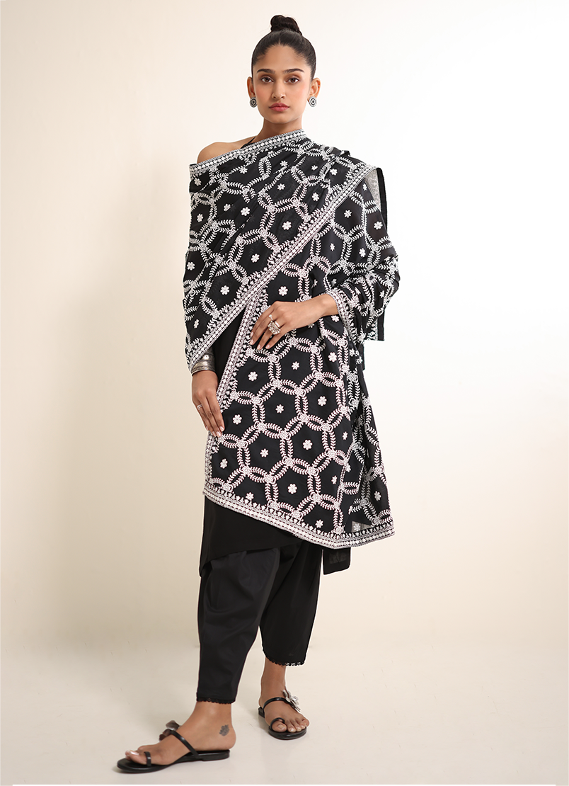 Chikankari Dupatta