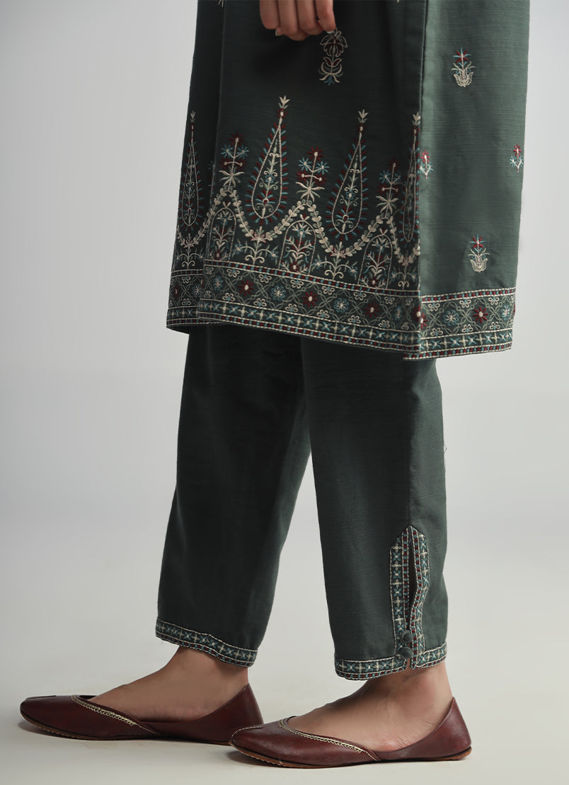 3 PC Embroidered Suit