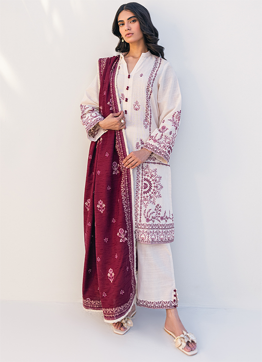 3 PC Embroidered Suit