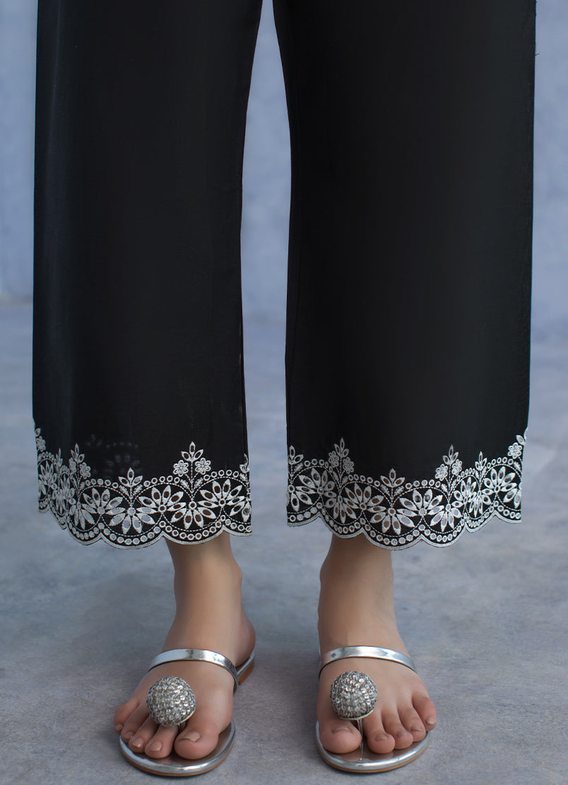 Schiffli Embroidered Pant